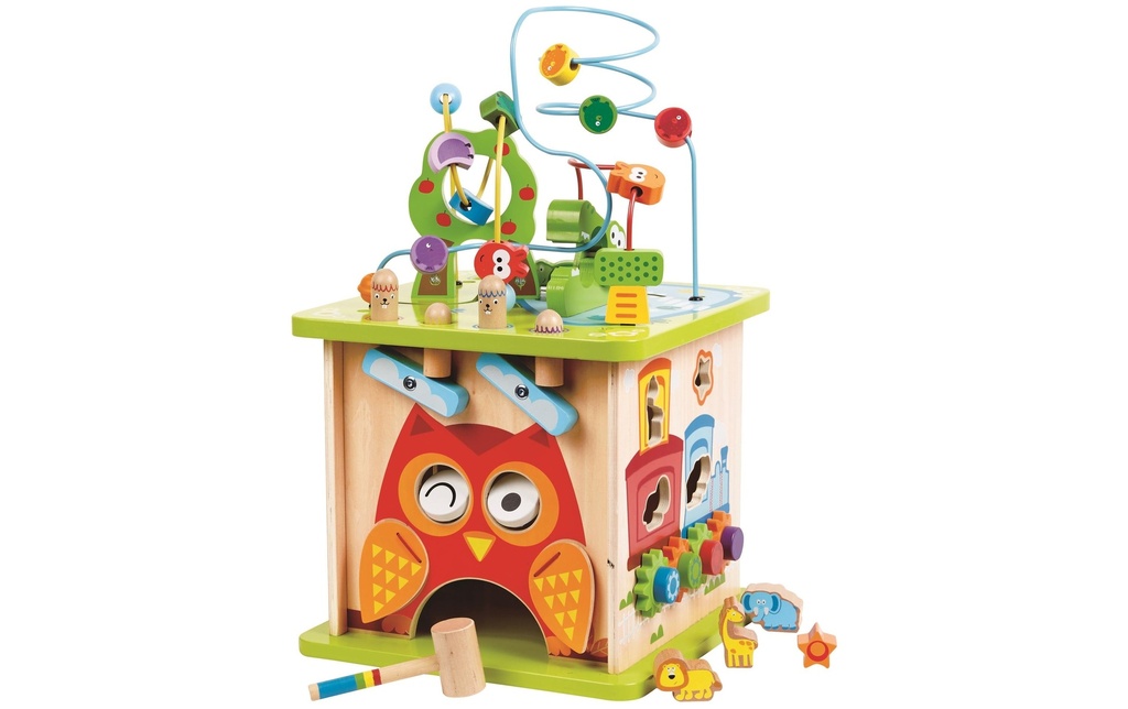 Hape Motor Cube Wild Safari Adventure Center
