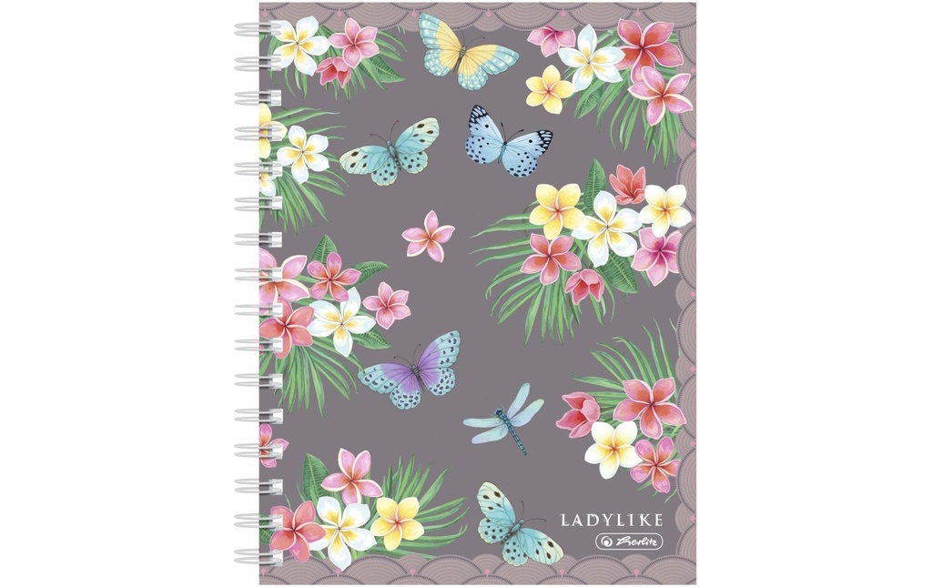 Herlitz Bloc-notes Ladylike Butterflies A5, 100 feuilles