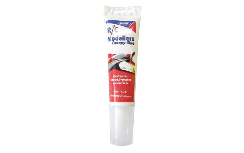 Deluxe Materials Colle pour modélisme R/C Modellers Glue 80 ml, transparent