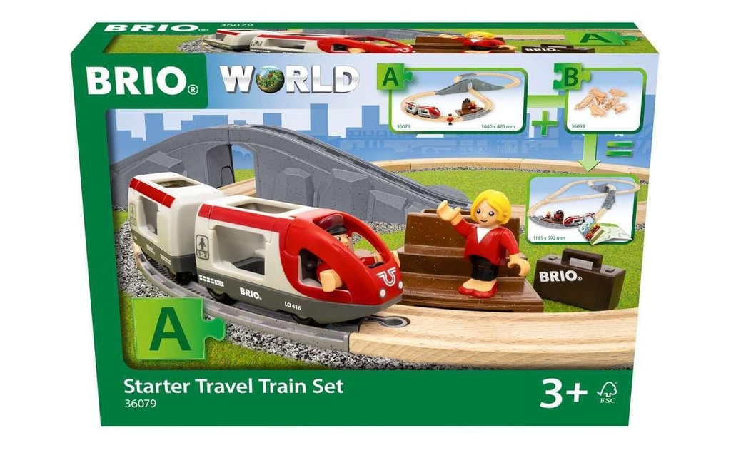 BRIO Starter Travel Train Set