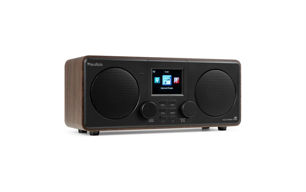 Audizio Radio DAB+ Foza Brun/Noir