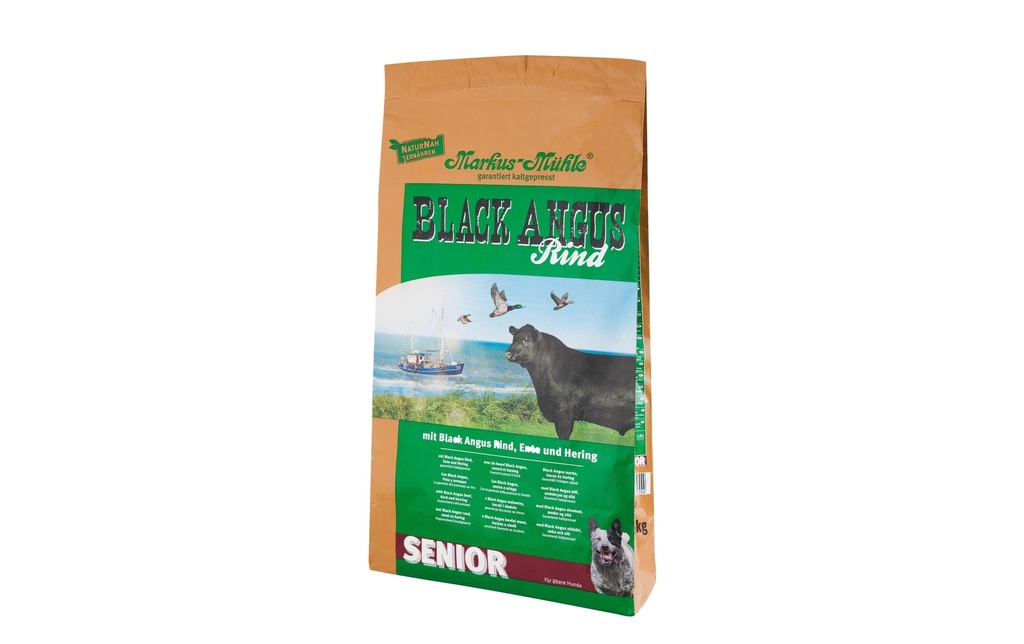 Markus Mühle Alimentation sèche Dog Black Angus Senior, 15 kg