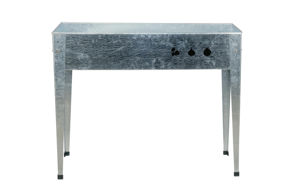 Herstera Jardinière surélevée 100 x 40 x 84 cm Urban Garden Galvanisés