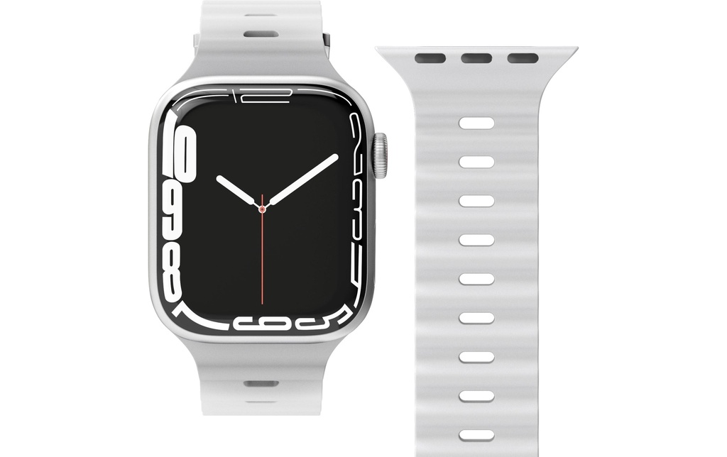 Vonmählen Wave Band Apple Watch 44/45/46/49 mm Light Gray