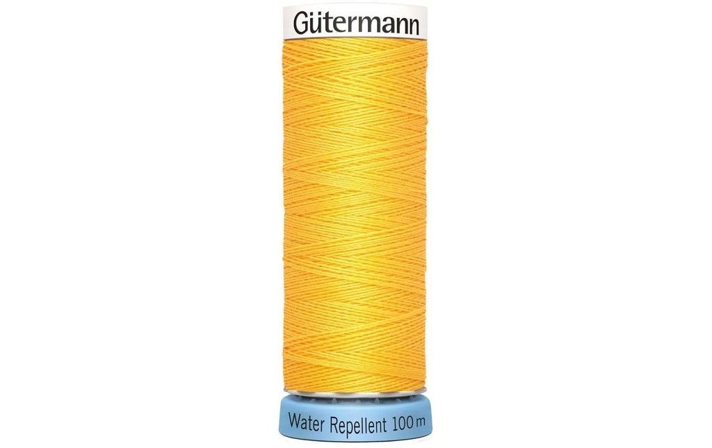 Gütermann Fil à coudre et à broder Water Repellent 1 pièce, Jaune