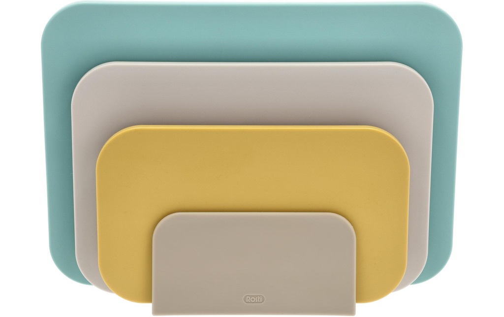 Rosti Kits de planches à découper Choptima 3 pièces, beige/jaune/bleu-vert