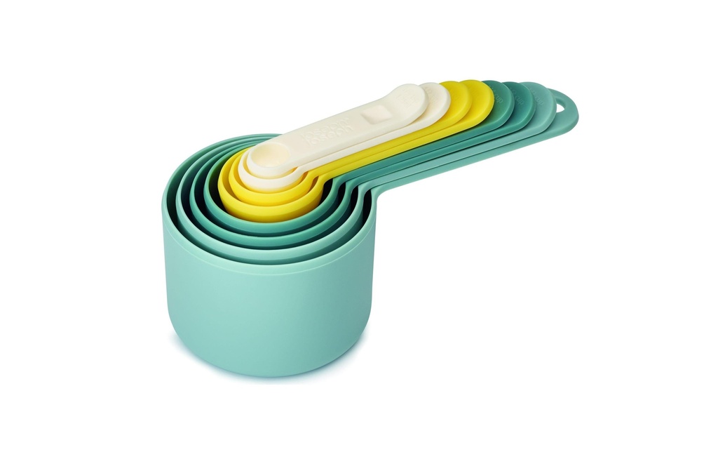 Joseph Joseph Cuillère à mesurer Nest 8 pièces, bleu/jaune/blanc