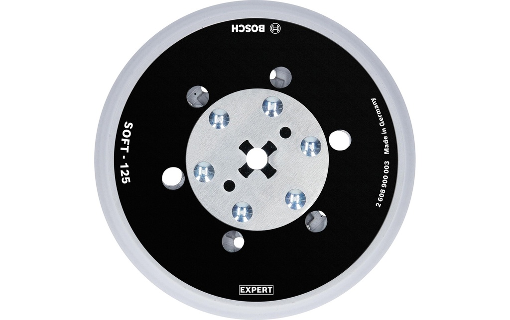 Bosch Professional Plateau de soutien universel EXPERT Multihole, 125 mm, souple