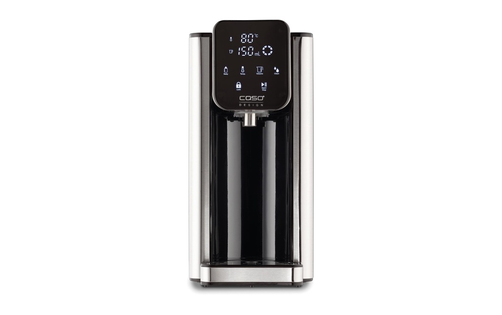Caso Distributeur d'eau chaude Turbo HW660 2.7 l, Gris clair/Noir