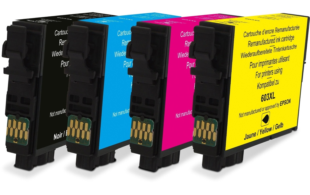Generic Ink Encre Epson 603 XL Multipack Magenta/Yellow/noir/Cyan