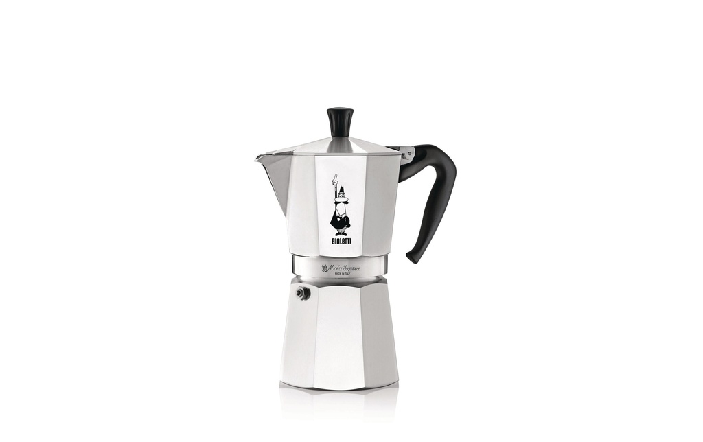 Bialetti Cafetière italienne Moka Express 9 tasses, Argenté