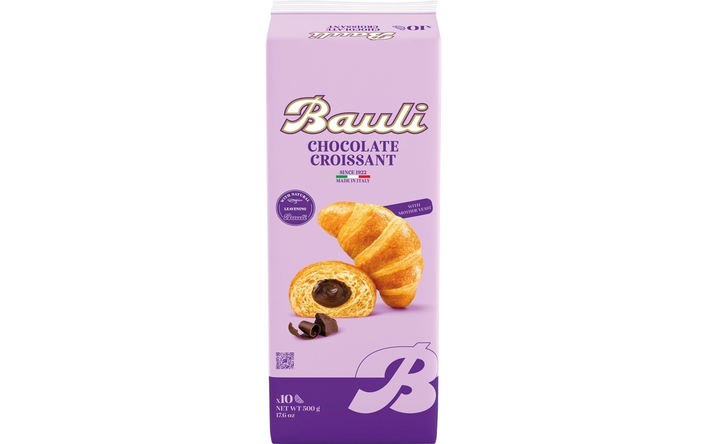 Bauli Croissant – Chocolat 10 pièces, 500 g