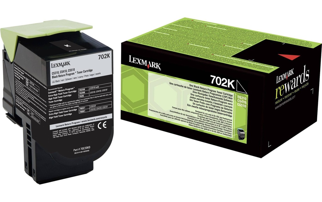 Lexmark Toner 70C20K0 noir