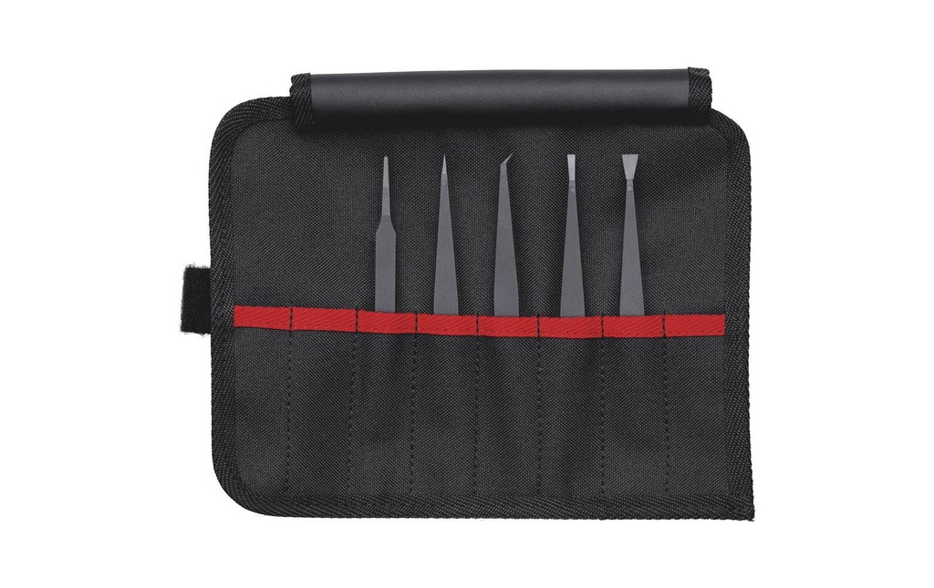 Knipex Jeux de pincettes en plastique ESD 5 parties