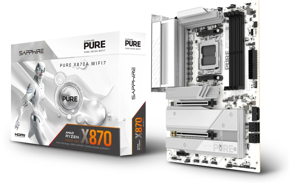 SAPPHIRE Carte mère PURE X870A WIFI 7