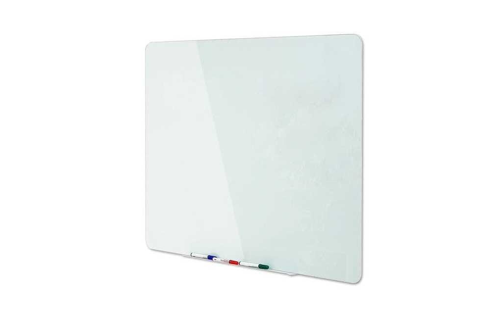 Bi-Office Tableau en verre magnétique 90 cm x 120 cm, Blanc
