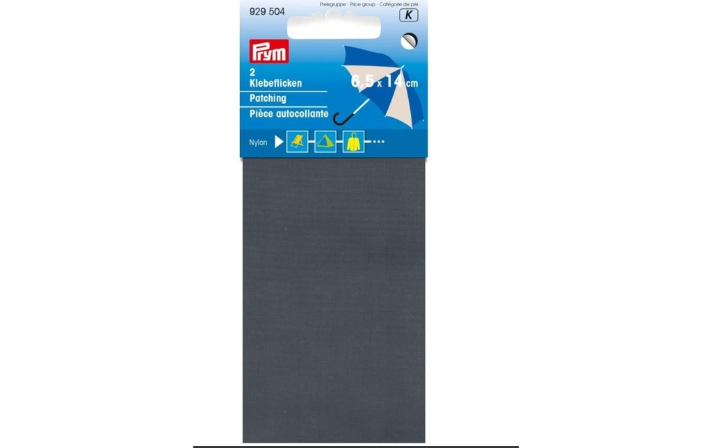 Prym Matériel de mise à jour 6.5 x 14 cm Nylon, Gris