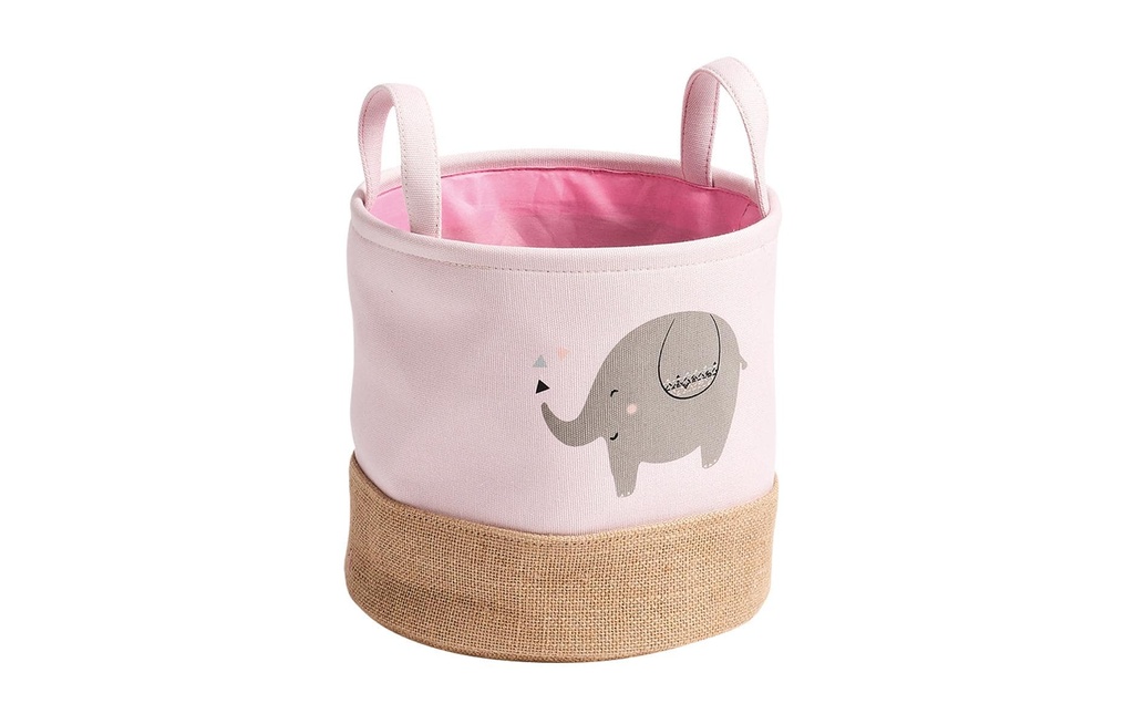 Zeller Present Panier à jouets Éléphant 30 x 30 x 29 cm
