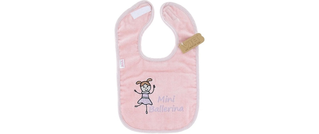 Very Important Baby Bavoir Mini ballerine rose 38 x 22 cm