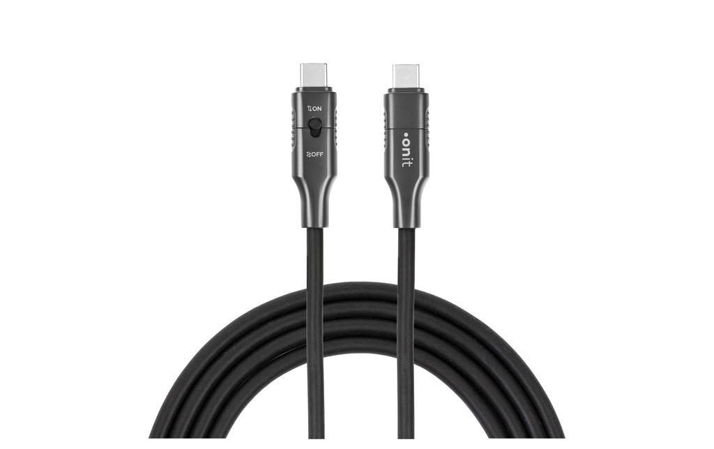 onit Câble USB avec interrupteur de blocage des données, USB-C - USB-C, 1.5 m