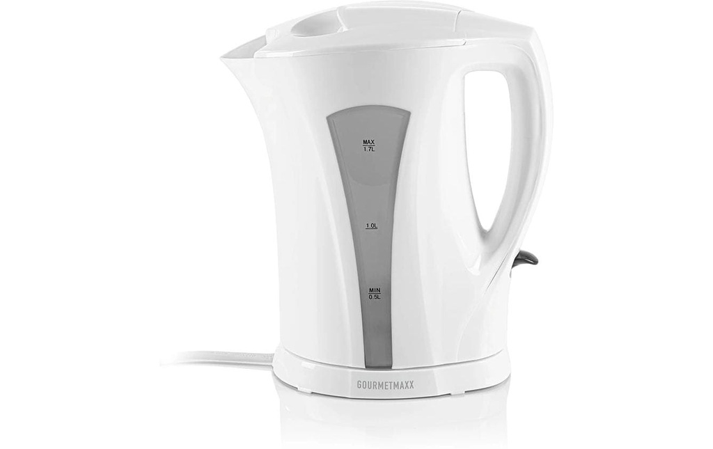 GOURMETmaxx Bouilloire 1.7 l, Blanc