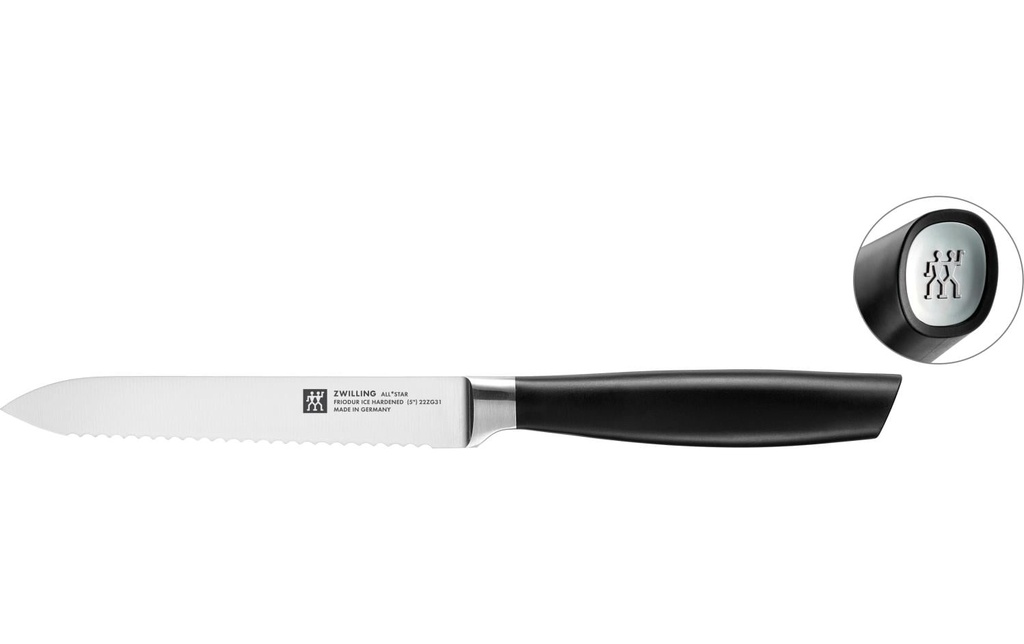 Zwilling Couteau de cuisine All Star 13 cm, chrome-argent