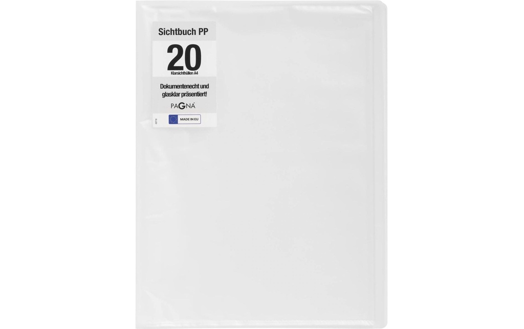 Pagna Chemises de présentation Office A4 Transparent