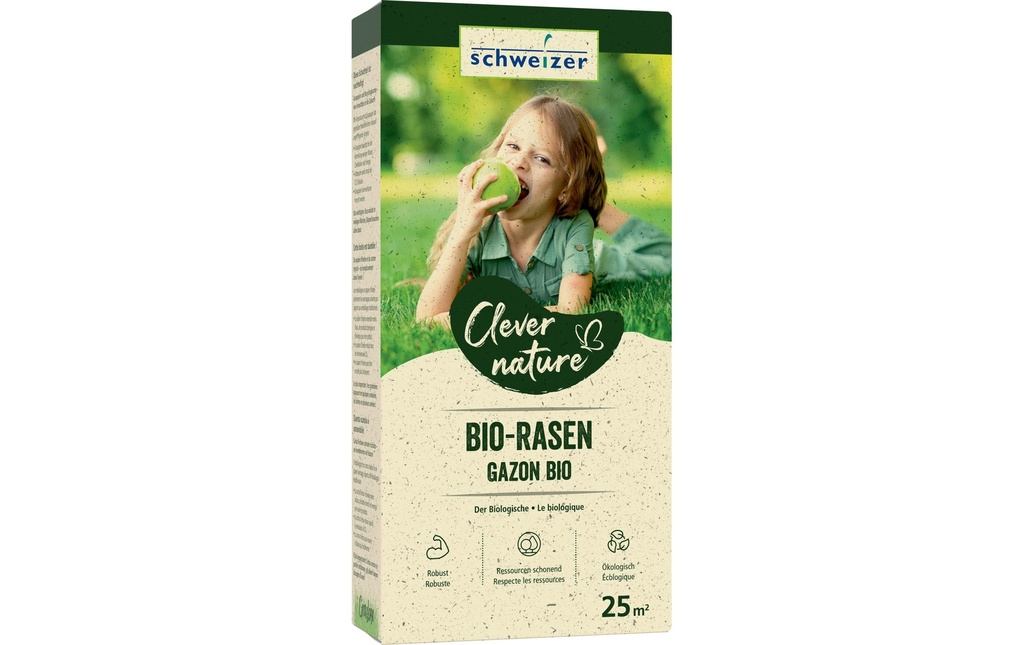 Eric Schweizer Gazon bio Clever Nature 25 m²