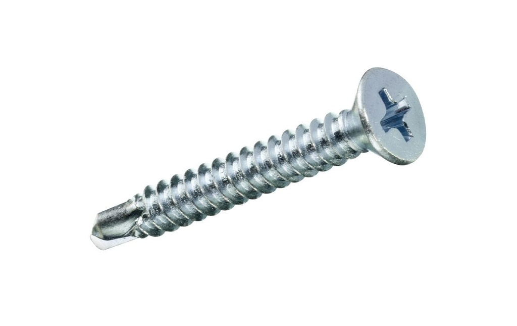 FTM Vis auto-foreuses Tête fraisée 4.2 x 19 mm Acier, 8 pièces