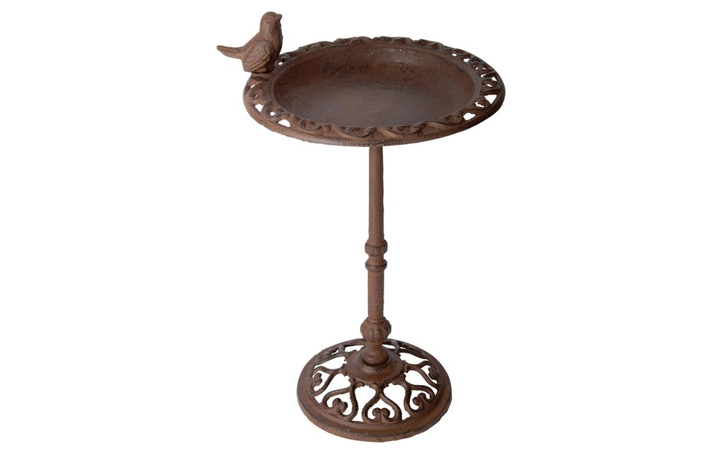 Esschert Design Abreuvoir pour oiseaux sur pied, 38.5 cm