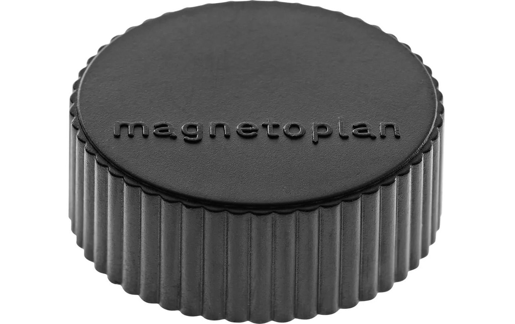 Magnetoplan Aimant Discofix Magnum Ø 3.4 cm Noir, 10 Pièce/s