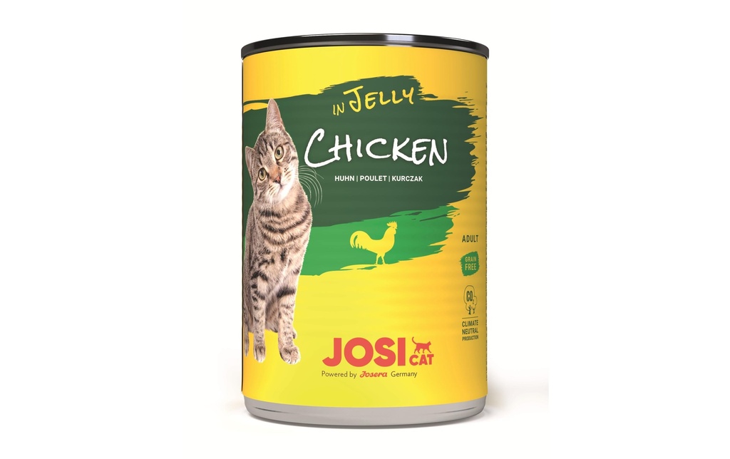 Josi Cat & Dog by Josera Alimentation humide Poulet en gelée, 400 g