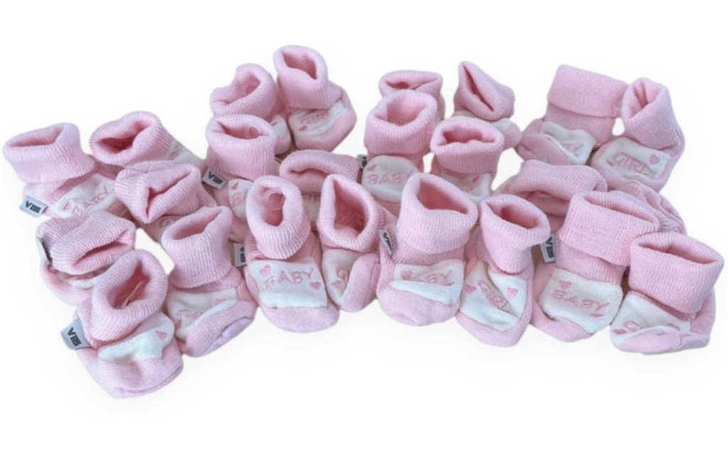 Very Important Baby Chaussons Baby Girl Rose, 1 paire