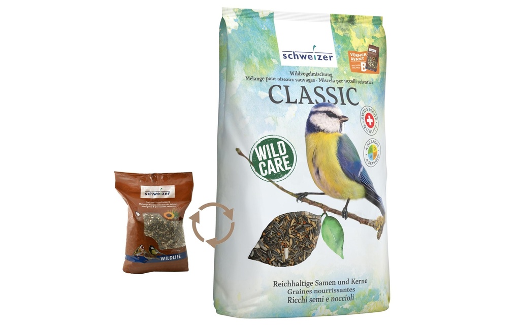 Eric Schweizer Nourriture pour oiseaux Mélange pour oiseaux sauvages Classic 5 kg