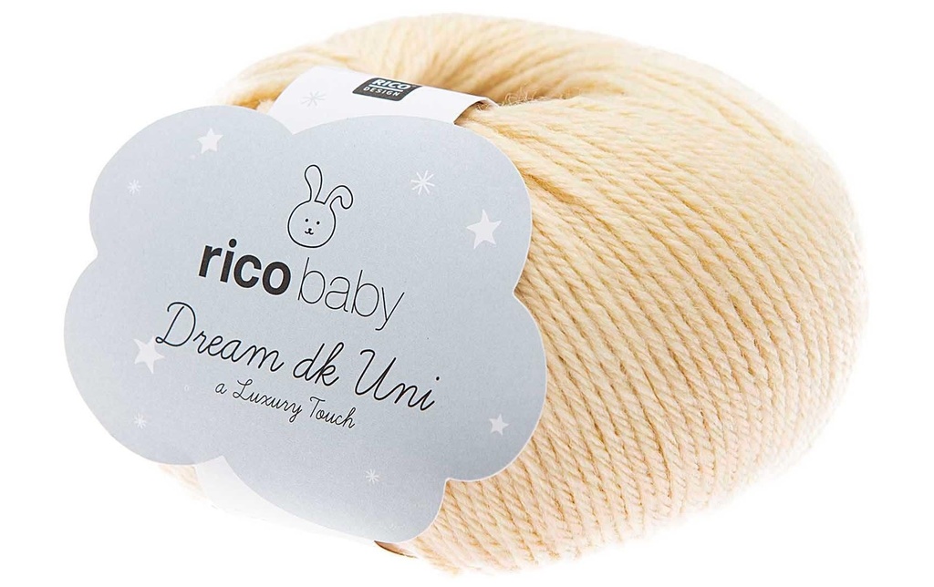 Rico Design Laine Baby Dream Uni dk 50 g, Crème
