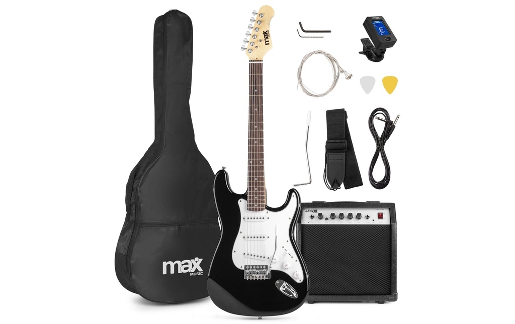 MAX Guitare électrique GigKit Noir