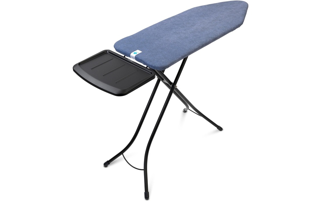 Brabantia Table à repasser avec tablette pour station vapeur Bleu Denim