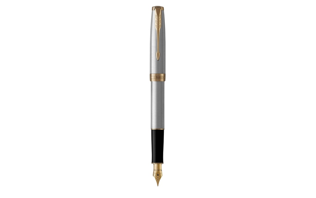 Parker Stylo plume Sonnet Silver/Gold Core
