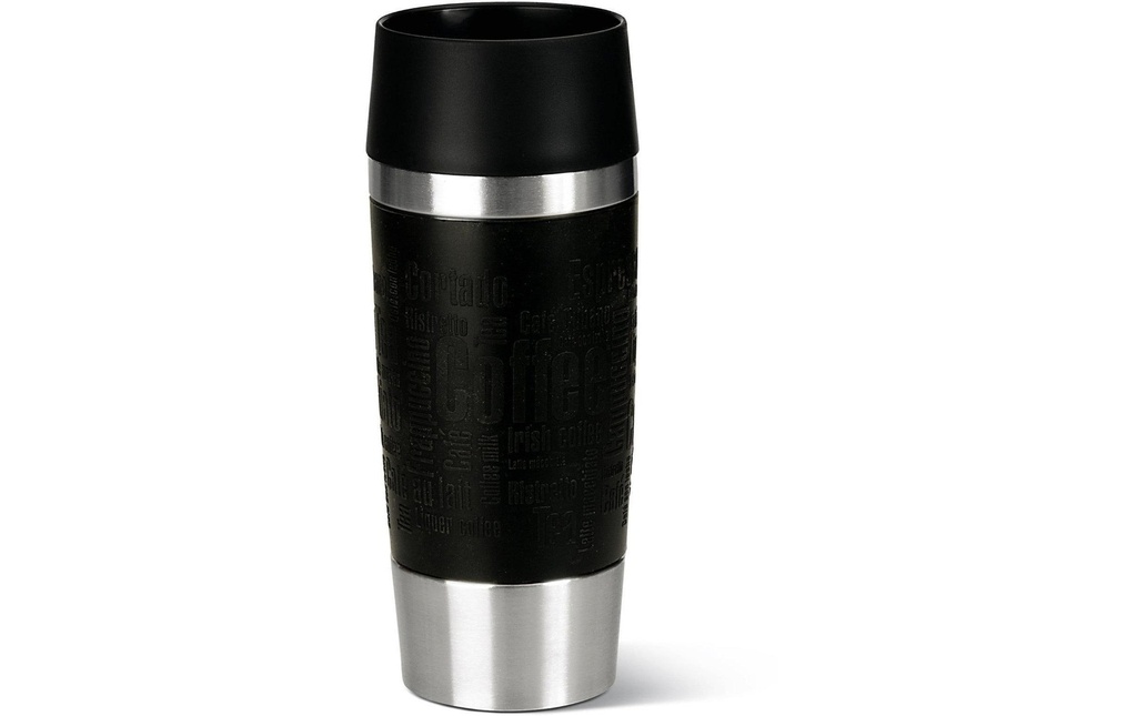 Emsa Gobelet isotherme Travel Mug 360 ml, Noir