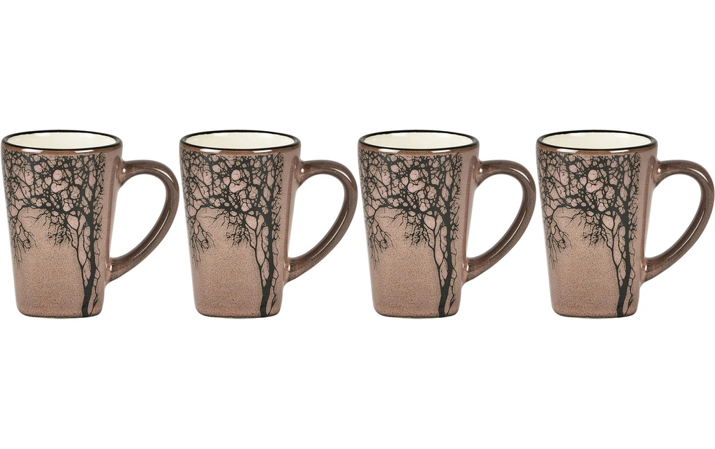 Villa Collection Tasse à expresso Hela 100 ml , 4 Pièce/s, Rose fonce