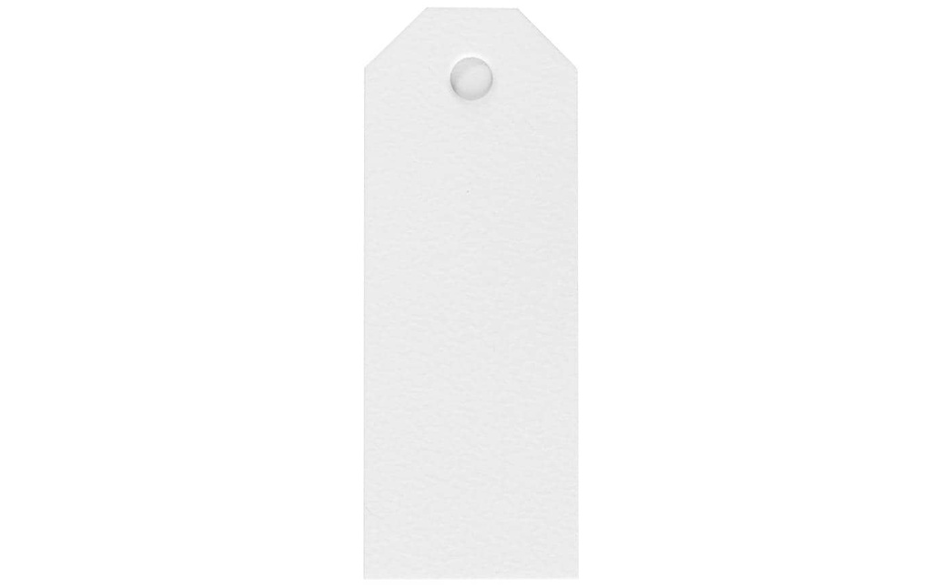 Creativ Company Étiquette pour cadeau Happy Moments Blanc, 3 x 8 cm, 20 pcs.