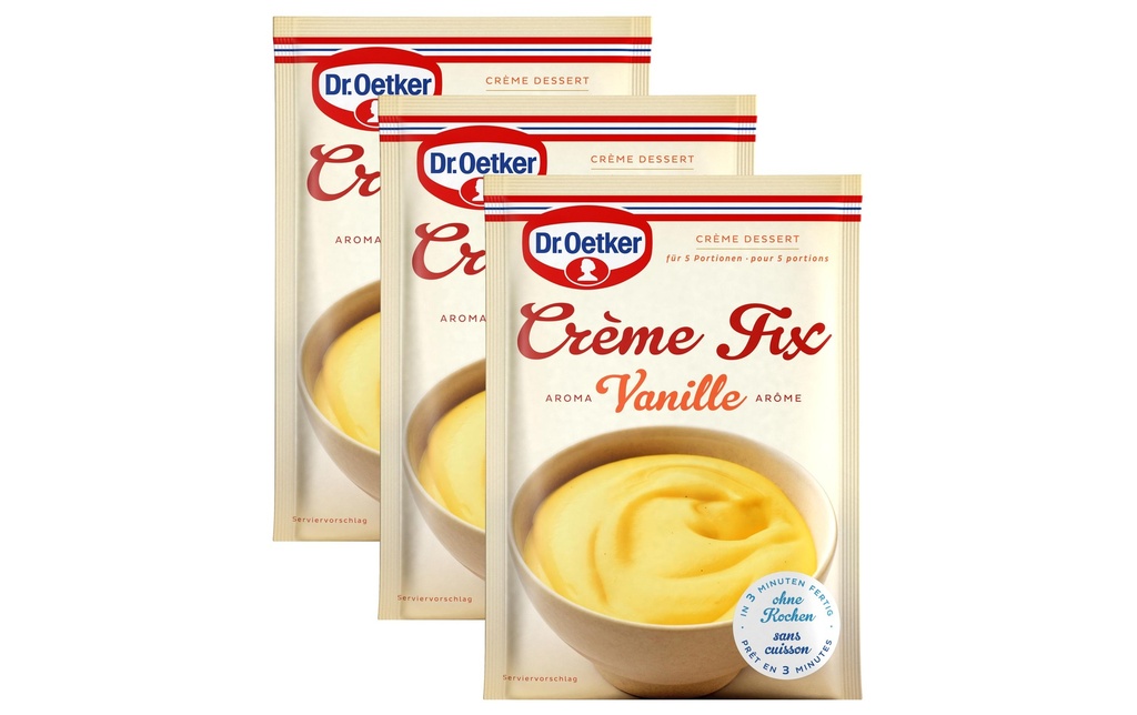 Dr.Oetker Crème-Fix Vanille 3 x 108 g