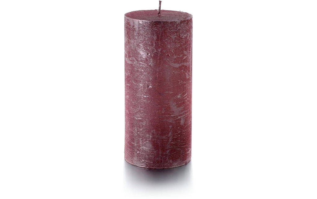 balthasar Bougie cylindrique Rustico 15 x 7 cm, Rose