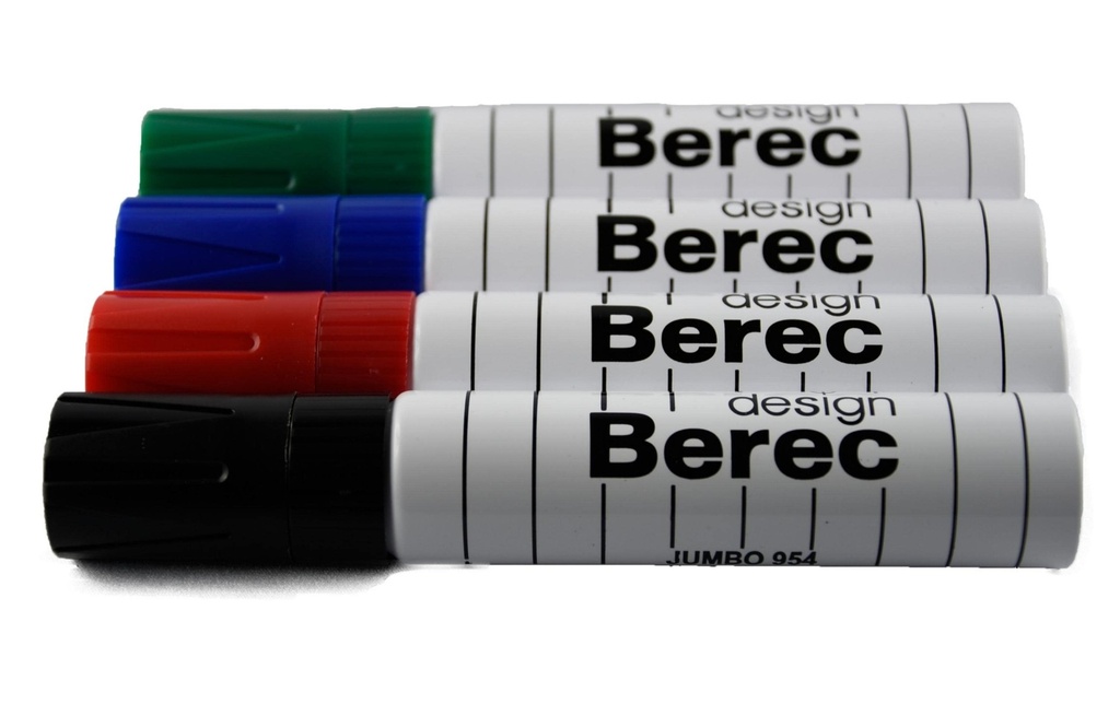 BEREC Jumbo Boardmarker-Set ass.4pce (4 pces)