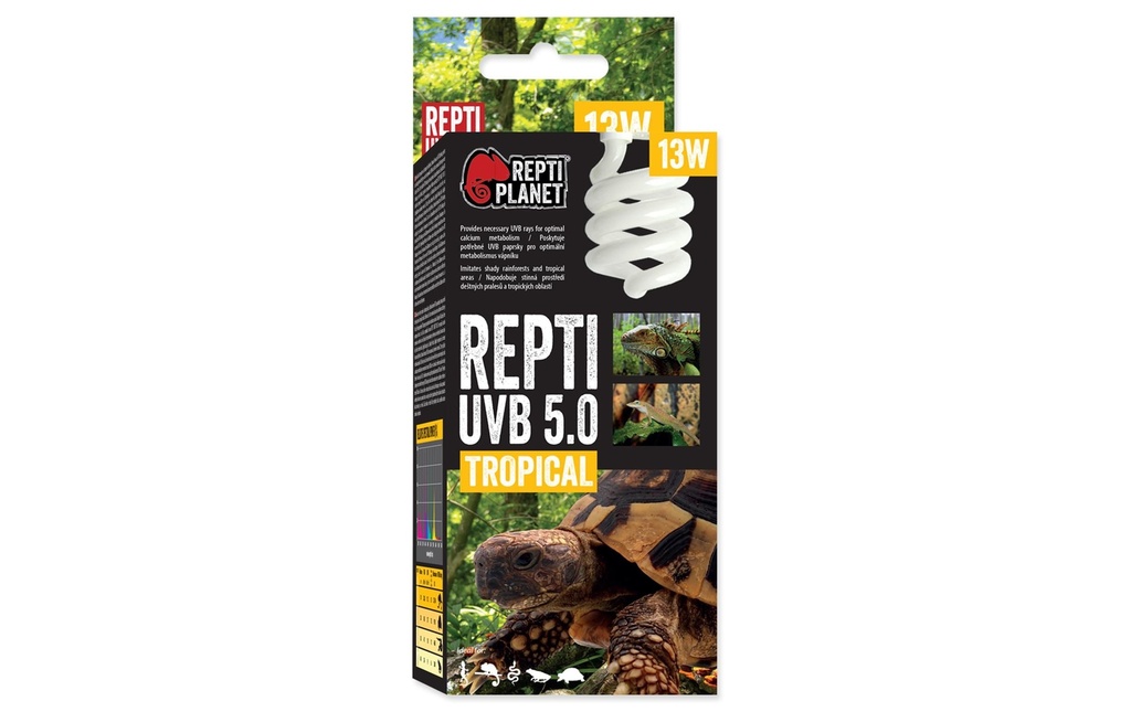 Repti Planet Lampe pour terrarium Ampoule économique 5.0 13 W