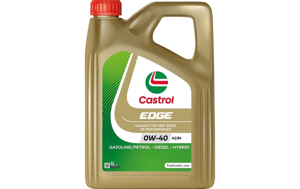 Castrol Huile moteur EDGE 0W-40 A3/B4, 4 l