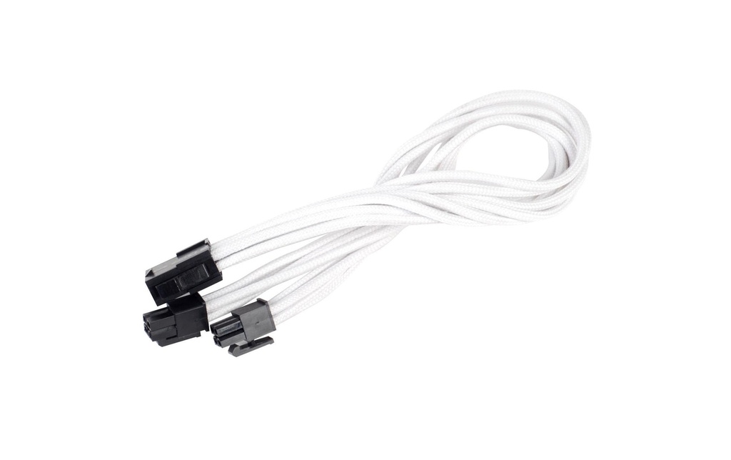 SilverStone Câble électrique de prolongation 8Pin - 4+4Pin EPS Blanc