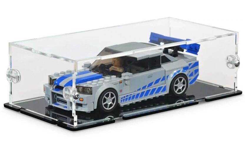 iDisplayit Modules de construction Présentoir en acrylique pour LEGO 76917 2 Fast 2 Furious