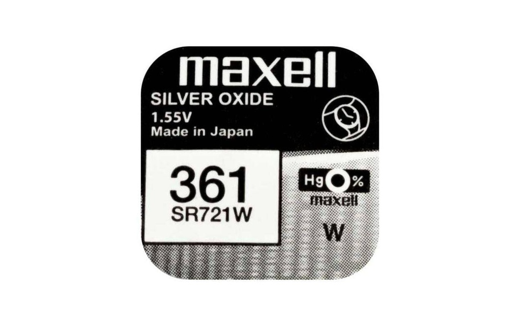 Maxell Europe LTD. Pile bouton 361 SR721W , 10 Pièce/s