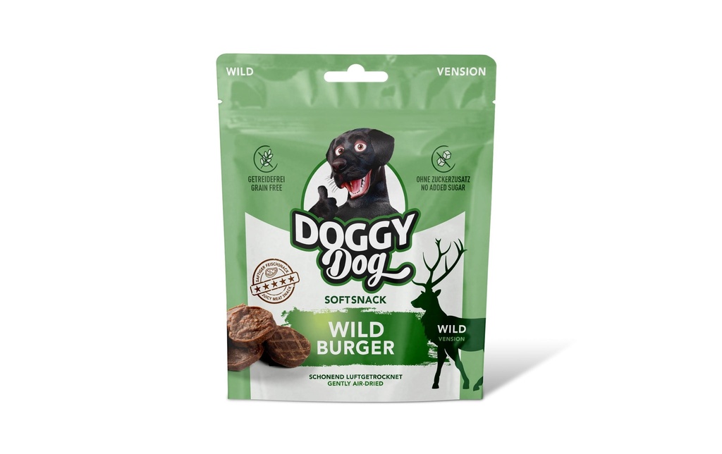 DOGGY Dog Friandise Burger gibier 70 g